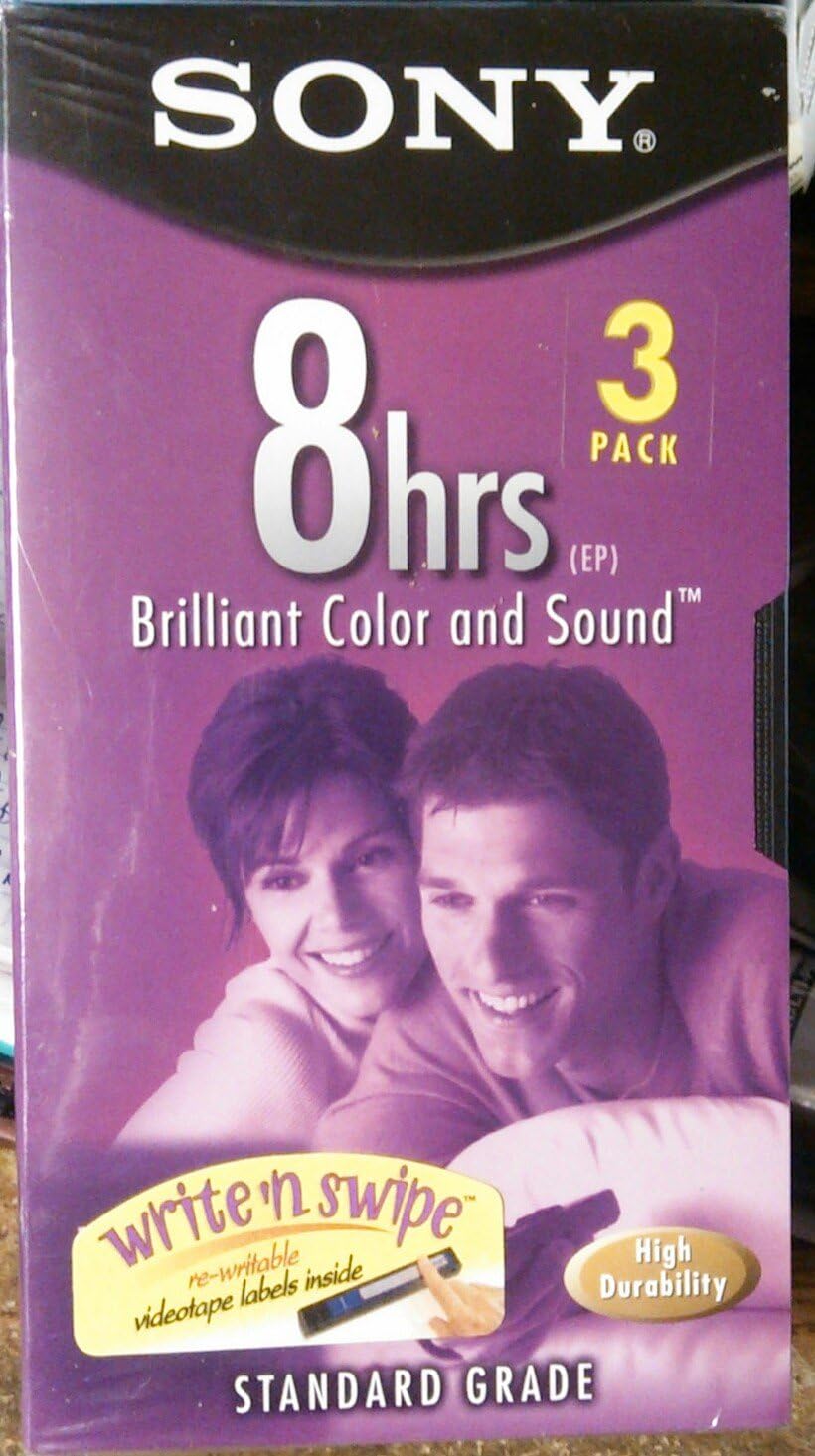 Sony LYSB00S29ZPI8-ELECTRNCS T-160 VL/WA Video Cassette 3-Pack