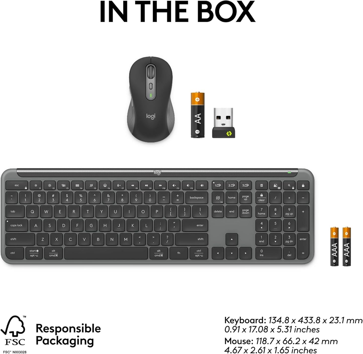 Logitech 920-012427 Wireless Keyboard and Mouse Combo Quiet