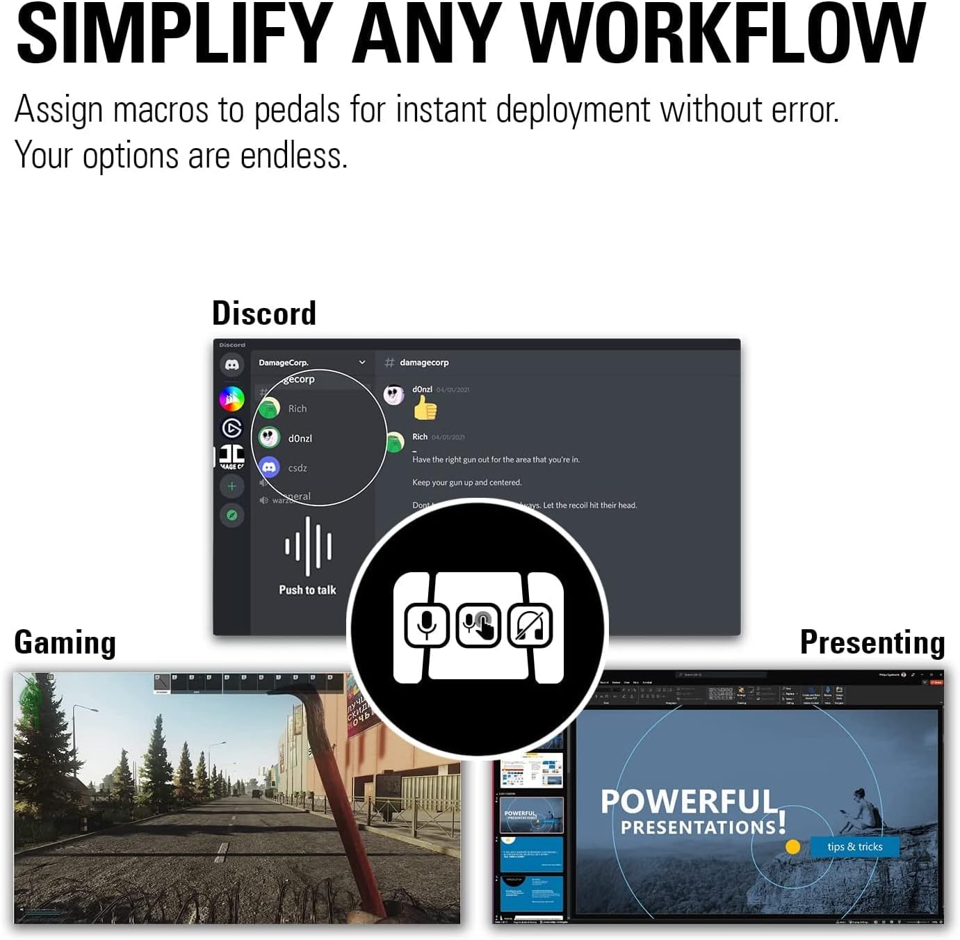 Elgato Stream Deck Pedal Hands-Free Controller Renewed
