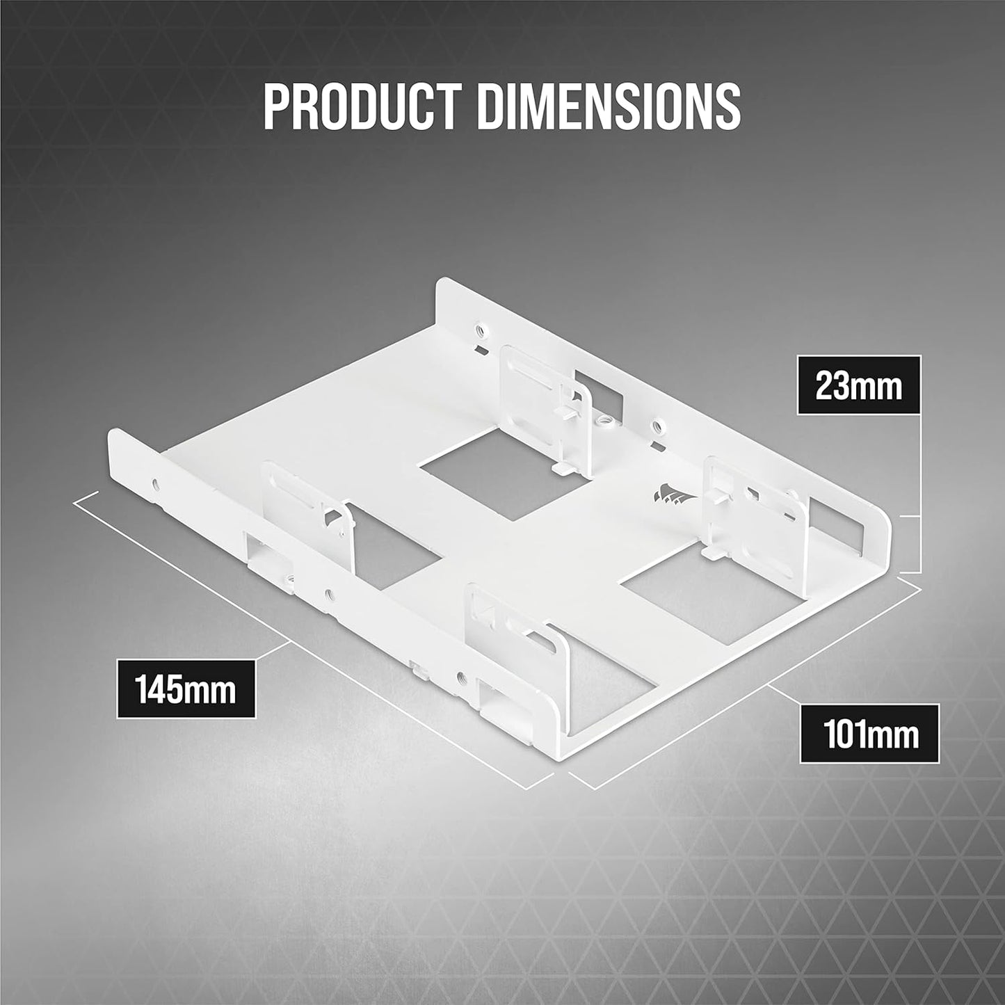 Corsair CSSD-BRKT2W Dual SSD Mounting Bracket White