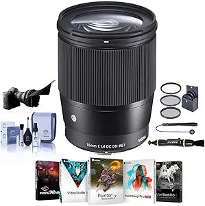 Sigma 16mm f/1.4 DC DN Lens Bundle