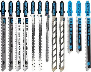 Spyder 300065 12PC Jigsaw Blade Set Wood Metal — main product image