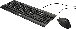 HP DT Keyboard and Mouse C2500 Wired Combo — main product image