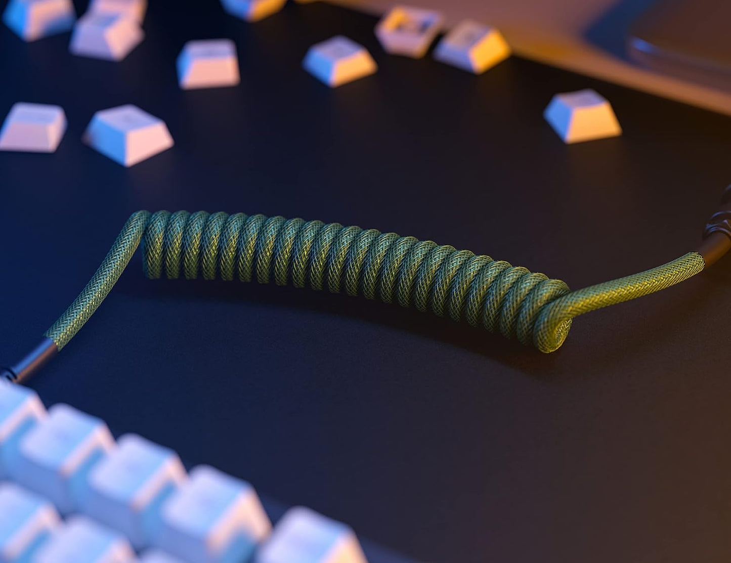 Glorious Nebula Coiled USB-C Mechanical Keyboard Cable