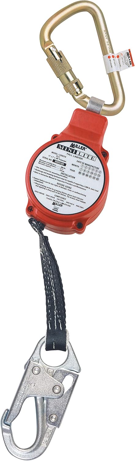 Miller FL11-1/11FT MiniLite Personal Fall Limiter — main product image