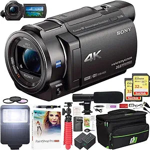 Sony E4SNFDRAX33B FDR-AX33 4K Camcorder Bundle