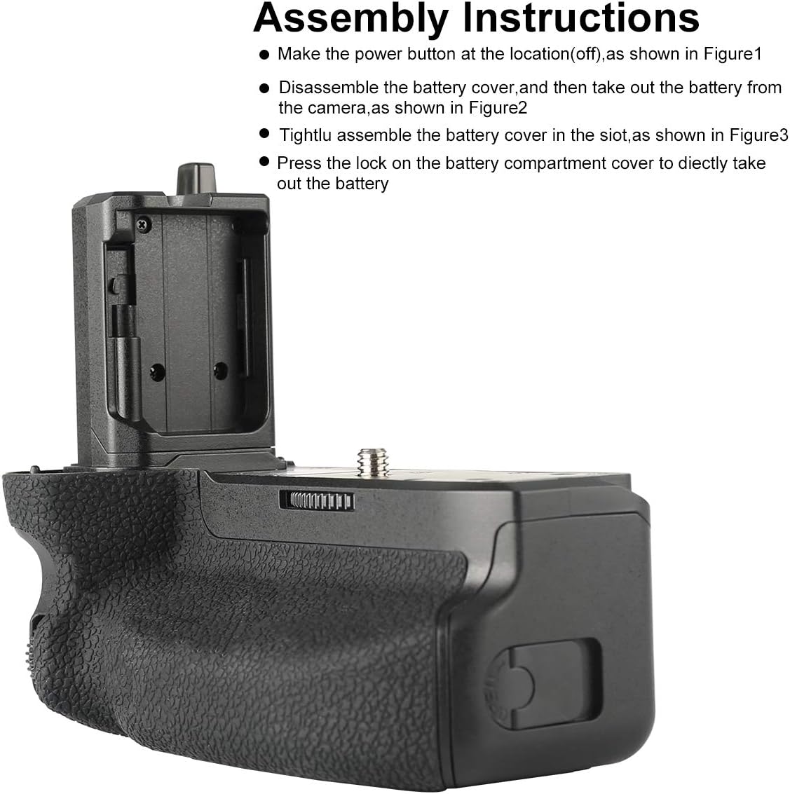 Meike A7R IV grip Vertical Battery Grip for Sony