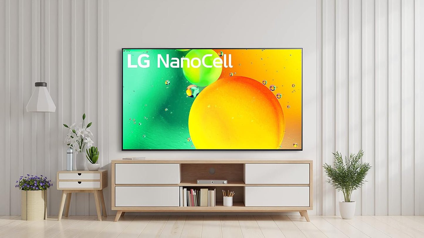 LG 65NANO75UQA 65-Inch NanoCell 4K Smart TV (Renewed)