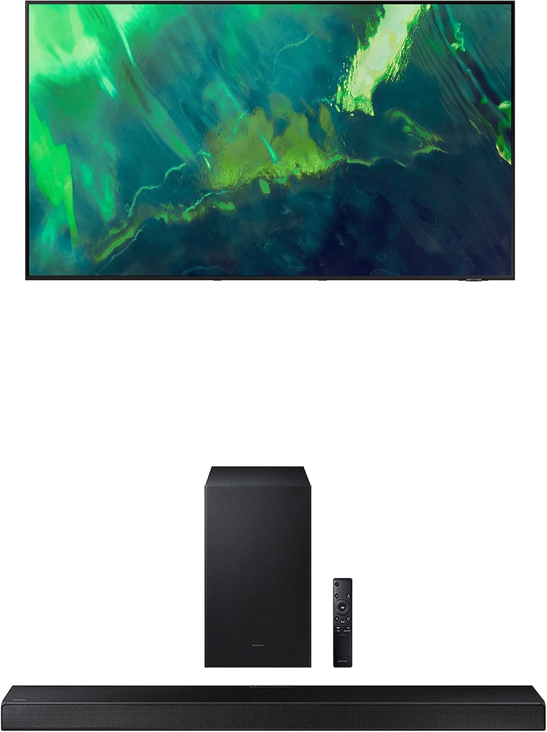 Samsung QN85Q70AA 85-Inch QLED 4K TV Soundbar Bundle