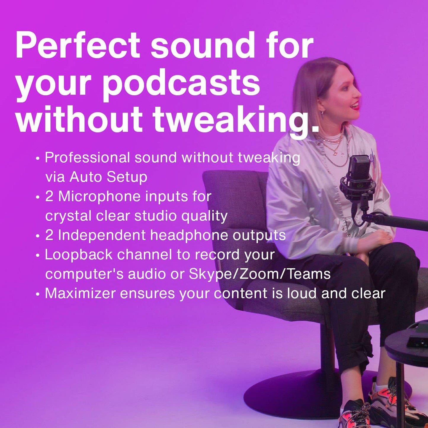 Lewitt Connect 6 USB-C Audio Interface - Recording & Streaming