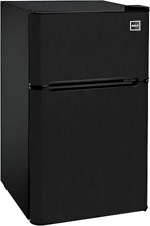 RCA RFR870 3.2 Cu Ft Two Door Mini Fridge - Stainless Steel — main product image