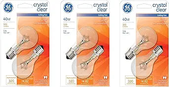 GE Lighting 74037 40-Watt Decorative Incandescent Light Bulb 3-Pack
