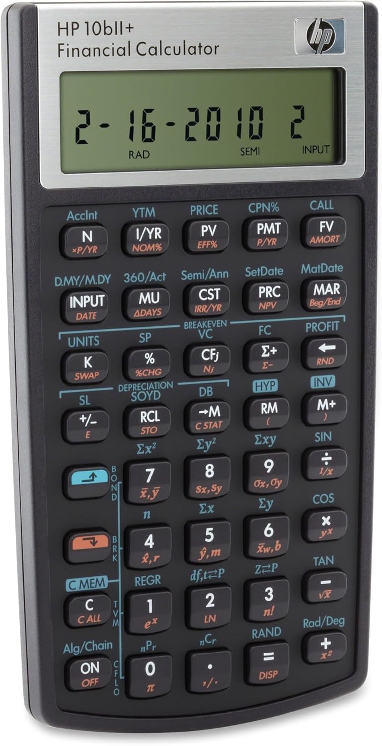 HP B17 10bII+ Financial Calculator