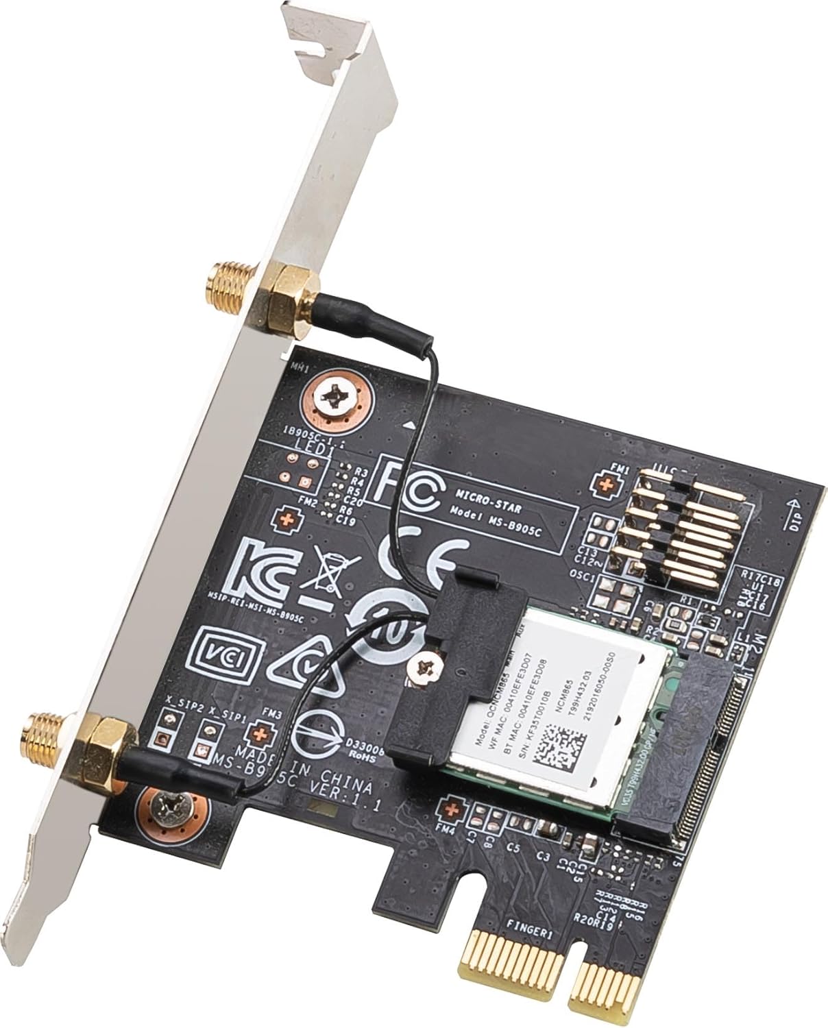 MSI NCM865 Herald-BE Wi-Fi 7 PCIe Adapter