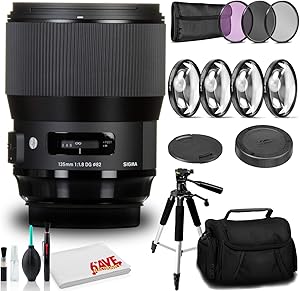 Sigma 135mm f/1.8 Art Lens Sony E-Mount Bundle