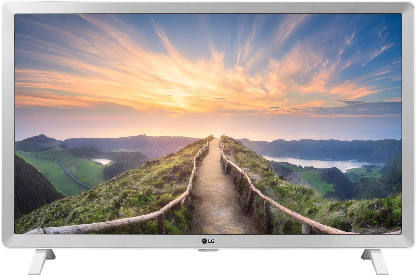 LG 28LM520S-WU 28" HD Smart TV Monitor White