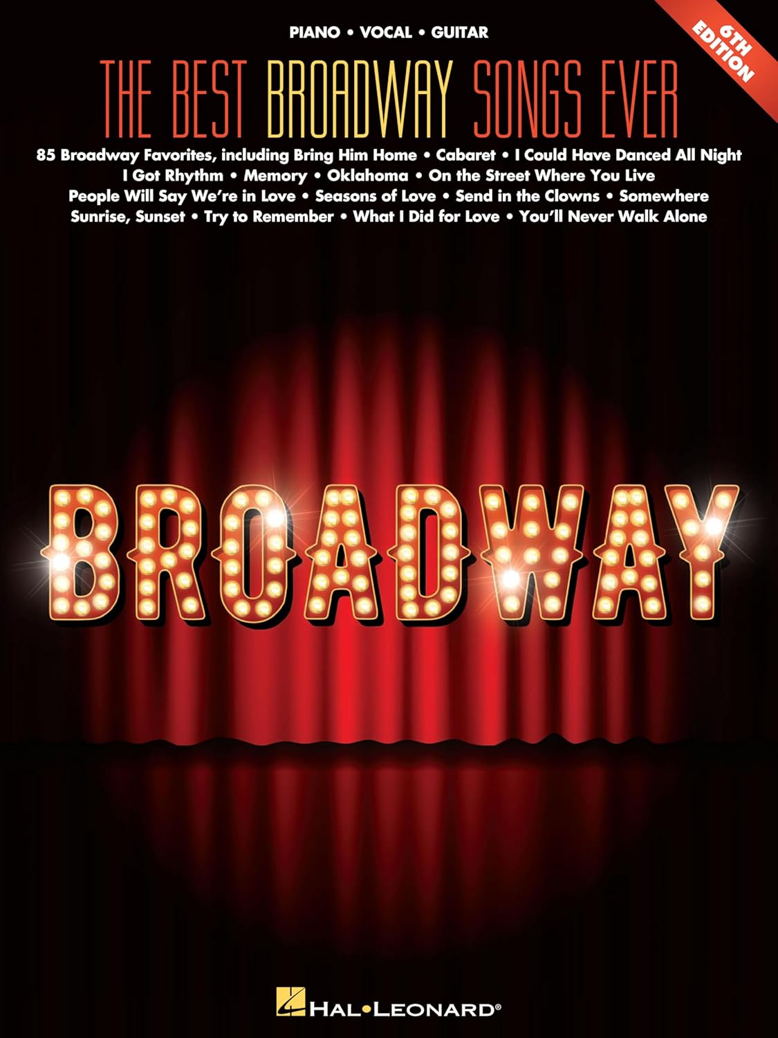Hal Leonard The Best Broadway Songs Ever Songbook