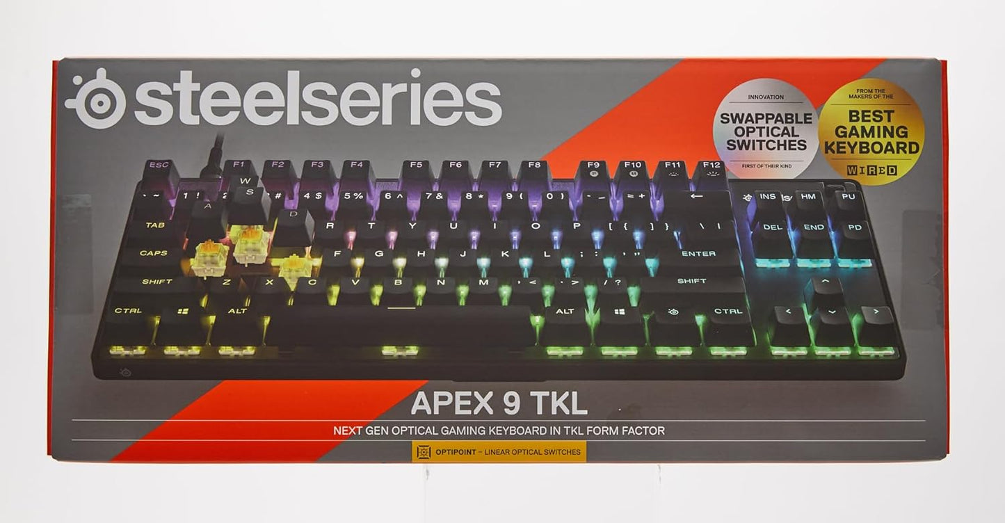 SteelSeries Apex 9 TKL Optical Mechanical Gaming Keyboard