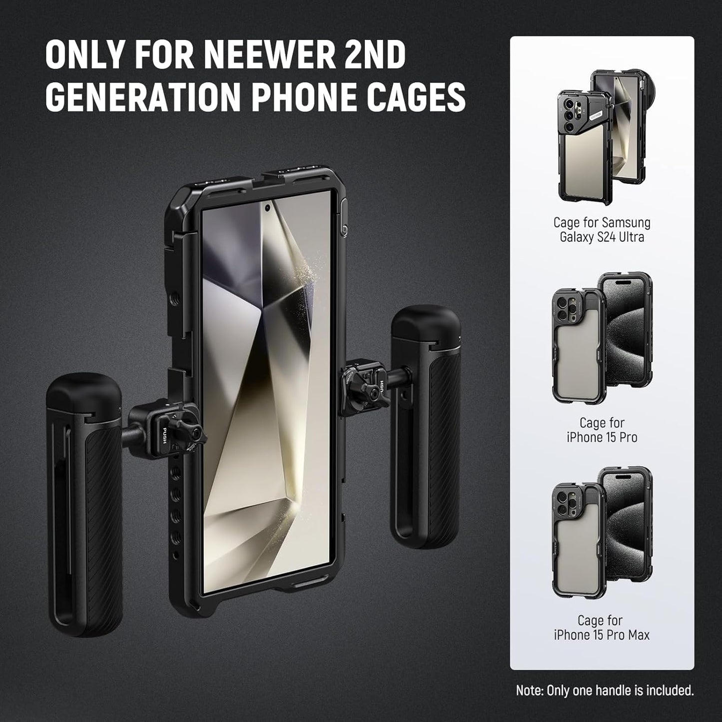 Neewer PA045B Quick Release Phone Cage Handle