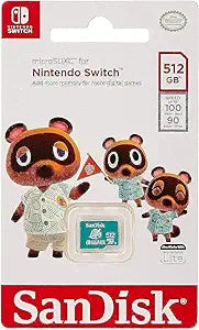 SanDisk SDSQXAO-512G-GN3ZN 512GB microSDXC Animal Crossing Edition — main product image