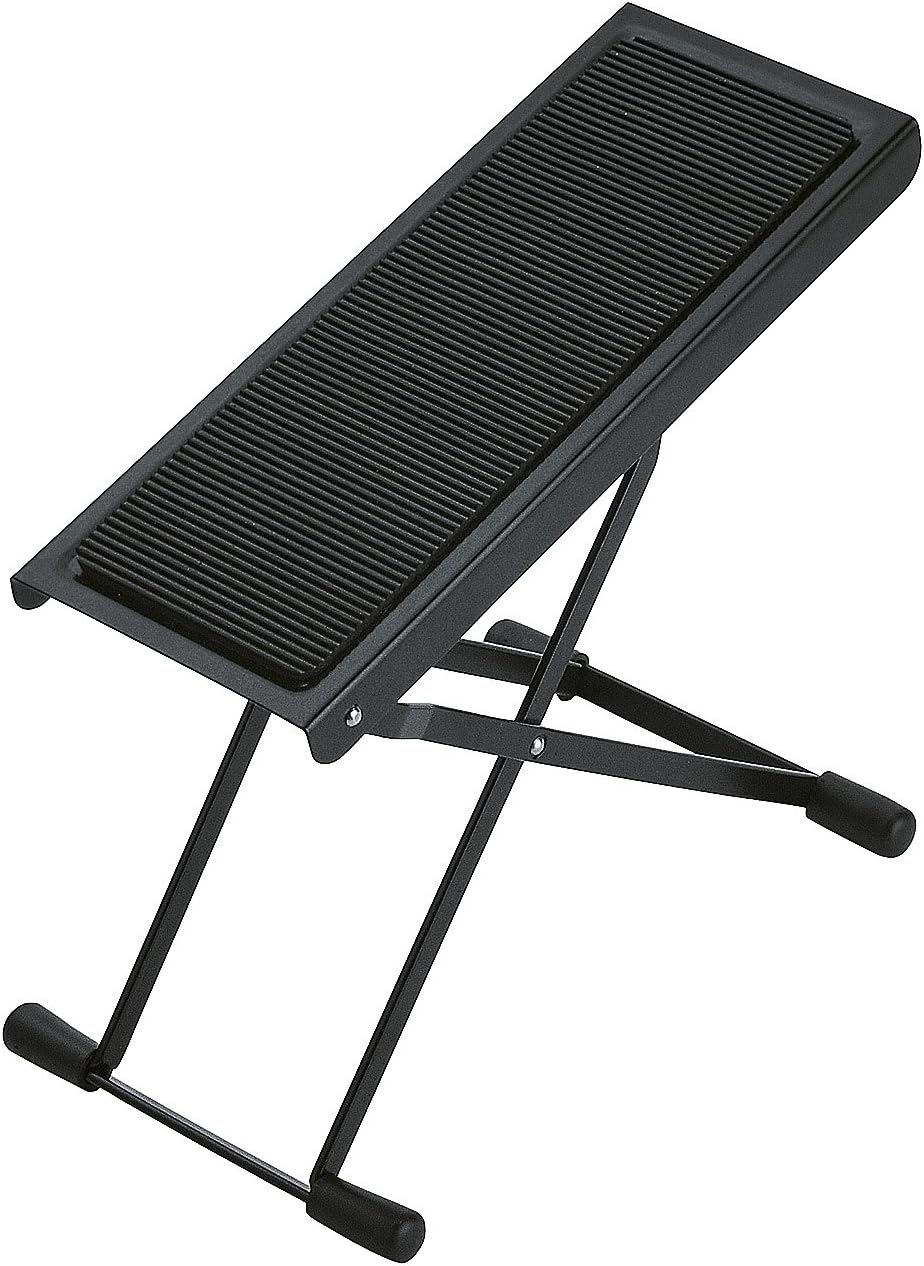 K&M 14670 black Guitar Footrest Adjustable Height