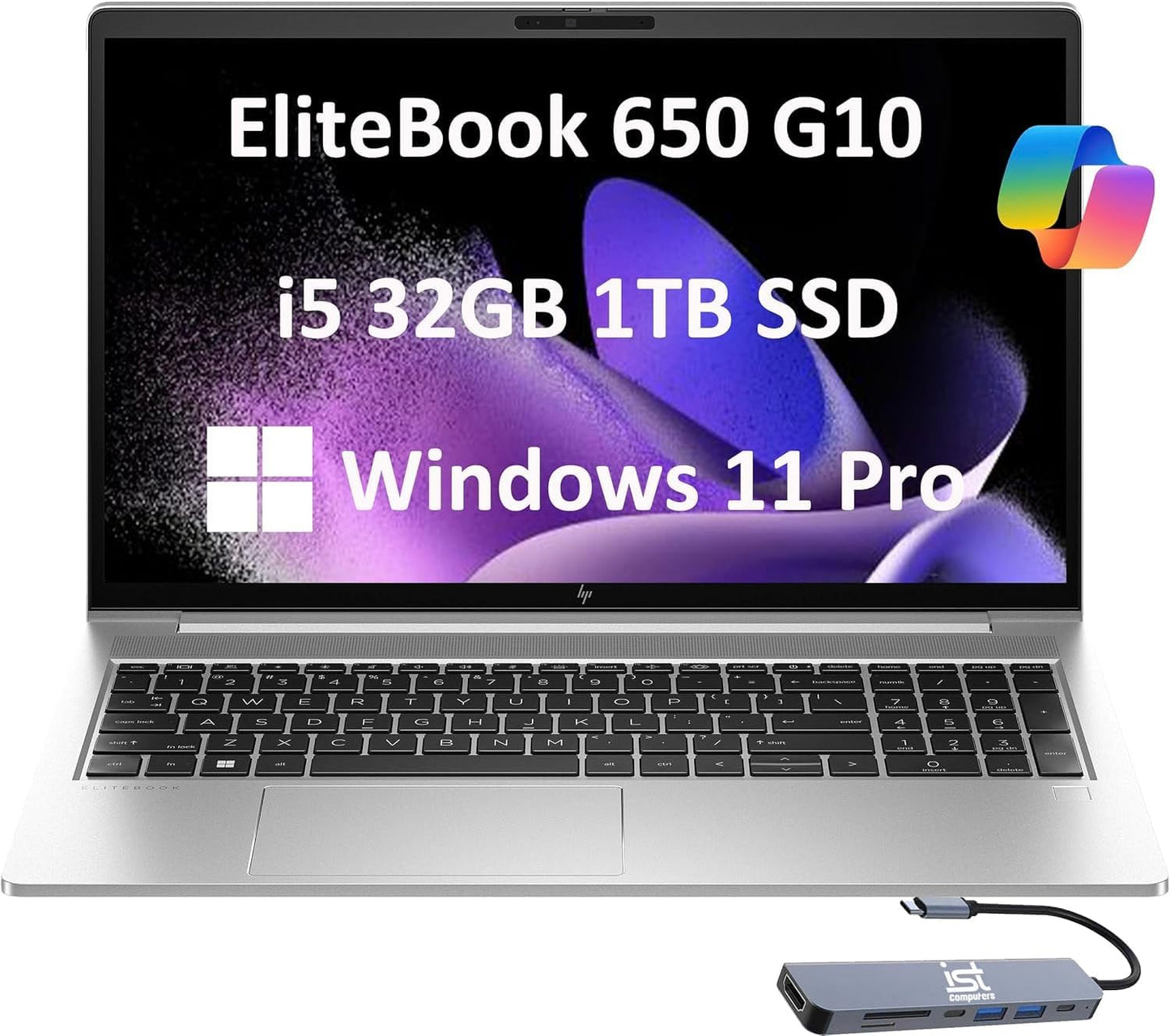 HP EliteBook 650 G10 i5-1345U 15.6" FHD Business Laptop