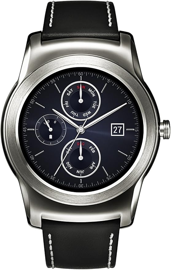 LG LGW150S Watch Urbane Silver Smartwatch — main product image