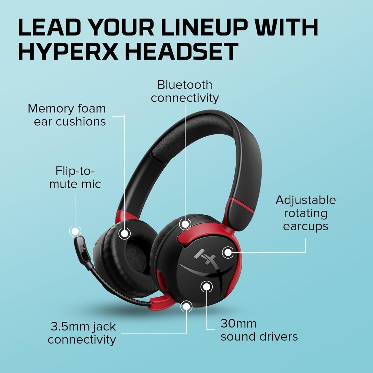HyperX 6H9B8AA CloudX Stinger 2 Core Xbox Gaming Headset