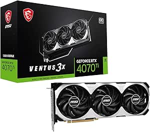 MSI GeForce RTX 4070 Ti VENTUS 3X 12G OC Graphics Card — main product image