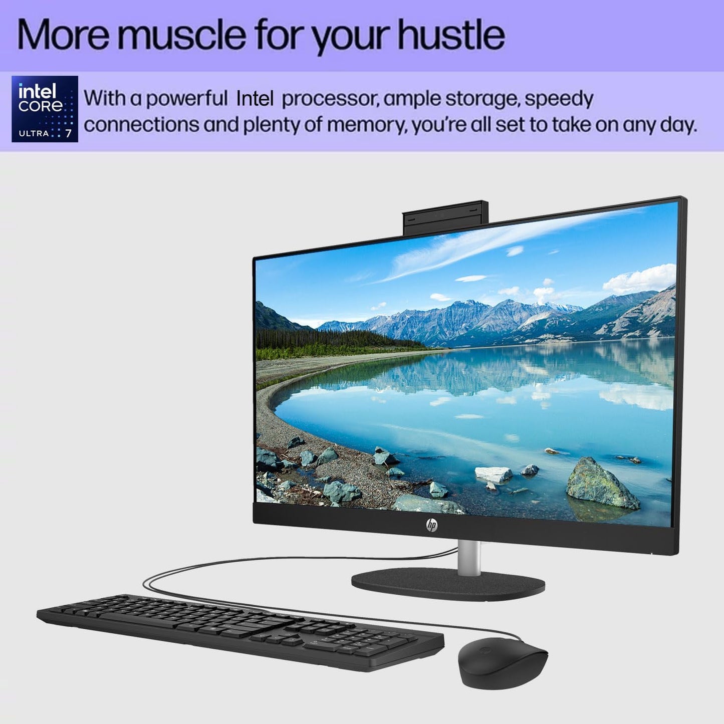 HP TPC-Q095-27 27" Touchscreen All-in-One Desktop Bundle