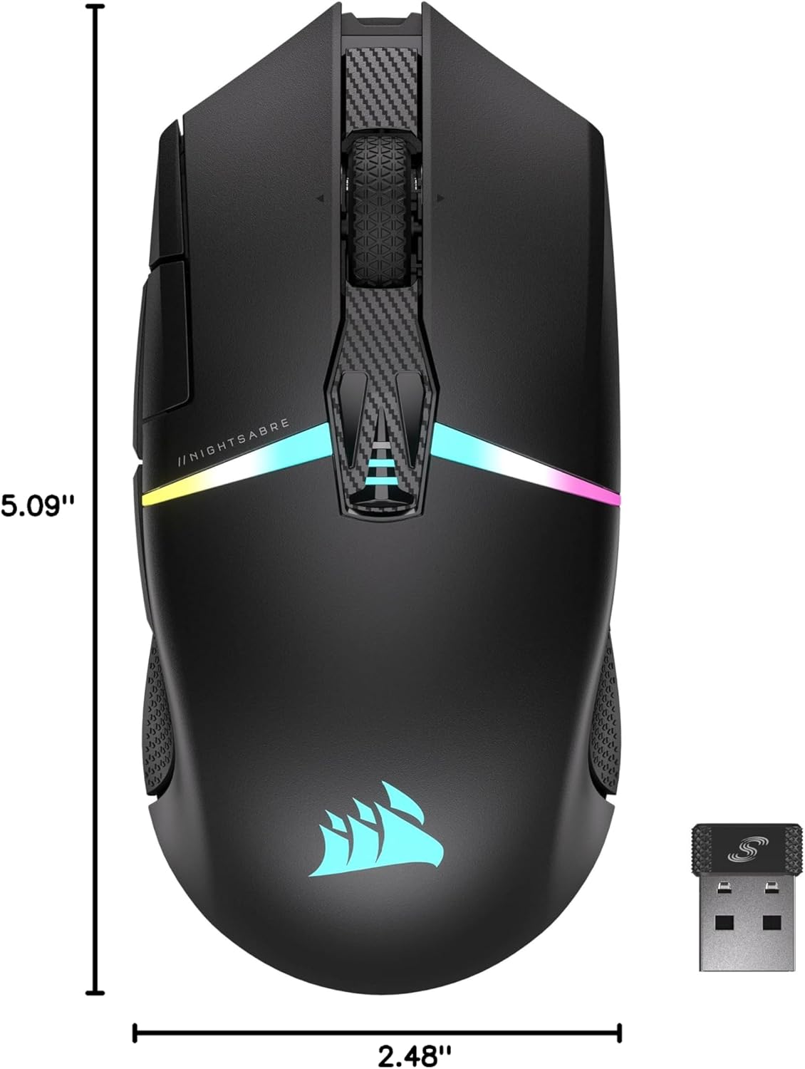 Corsair NIGHTSABRE RGB Wireless Gaming Mouse