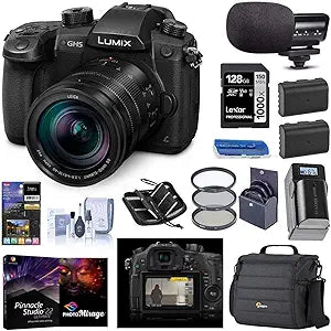 Panasonic DC-GH5 4K Mirrorless Camera Leica Lens Kit