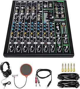 Mackie E2MKIEPROFX10V3 USB Mixer Headphone Bundle