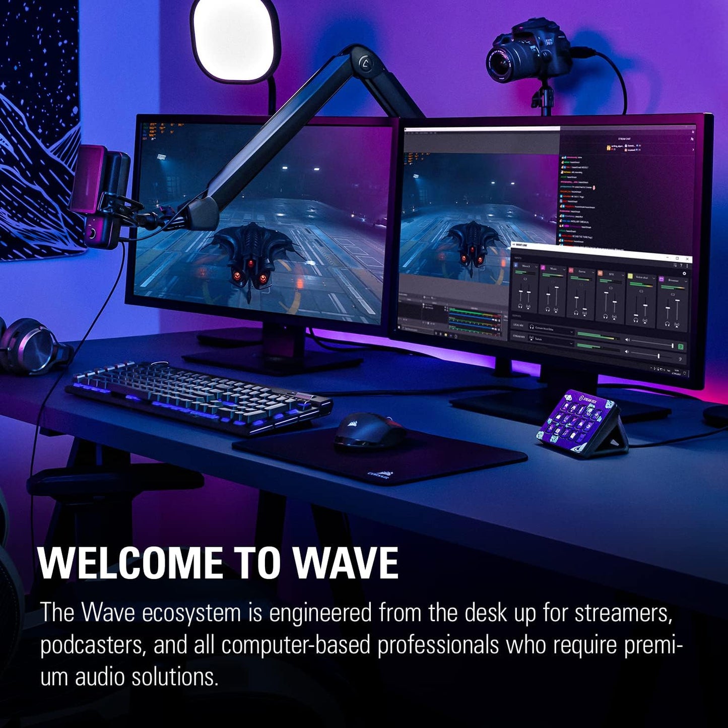 Elgato 10AAM9901 Wave Mic Arm Premium Broadcasting Boom