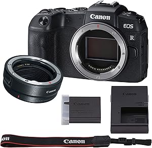 Canon 3380C002 EOS RP Mirrorless Camera with Adapter