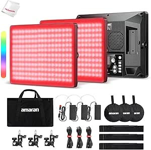 Aputure Amaran P60C 3-Light Kit - RGBWW LED Panels