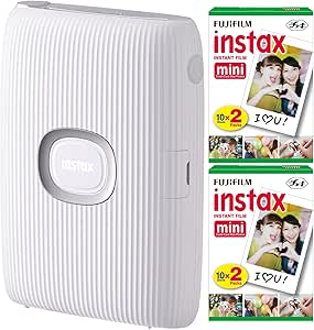 Fujifilm Instax Mini Link Smartphone Printer Bundle