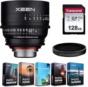 Rokinon XN85-PL XEEN 85mm T1.5 Cine Lens PL Mount Bundle