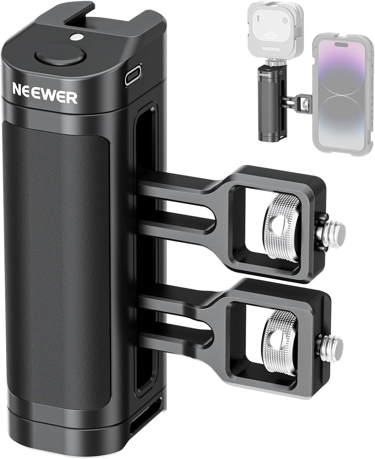 Neewer 10102880 Smartphone Cage Grip with Wireless Remote