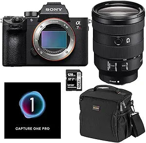 Sony a7R III (V2) Mirrorless Camera 24-105mm Lens Bundle