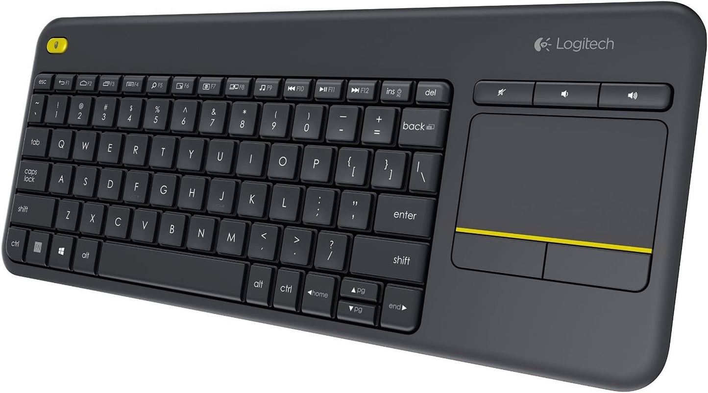 Logitech K400 Plus Wireless Touch Keyboard Renewed