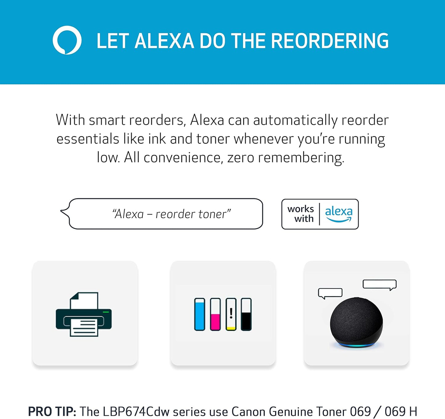 Canon 5456C006 Color imageCLASS LBP674Cdw Wireless Laser Printer