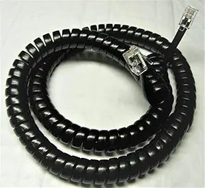 RCA RCA-2Line Black 12ft Handset Cord for Phones — main product image