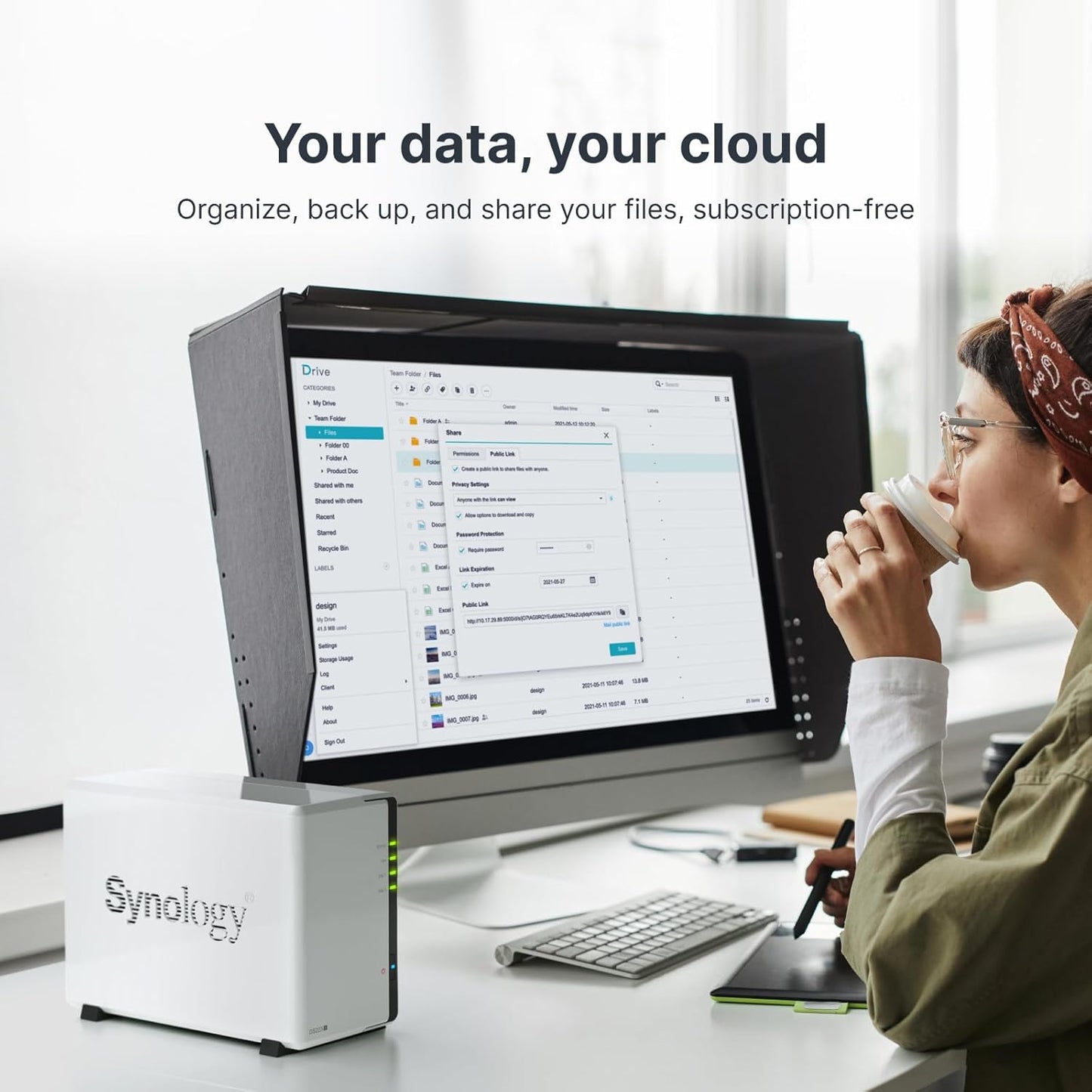 Synology DS223j 2-Bay NAS Diskless Private Cloud