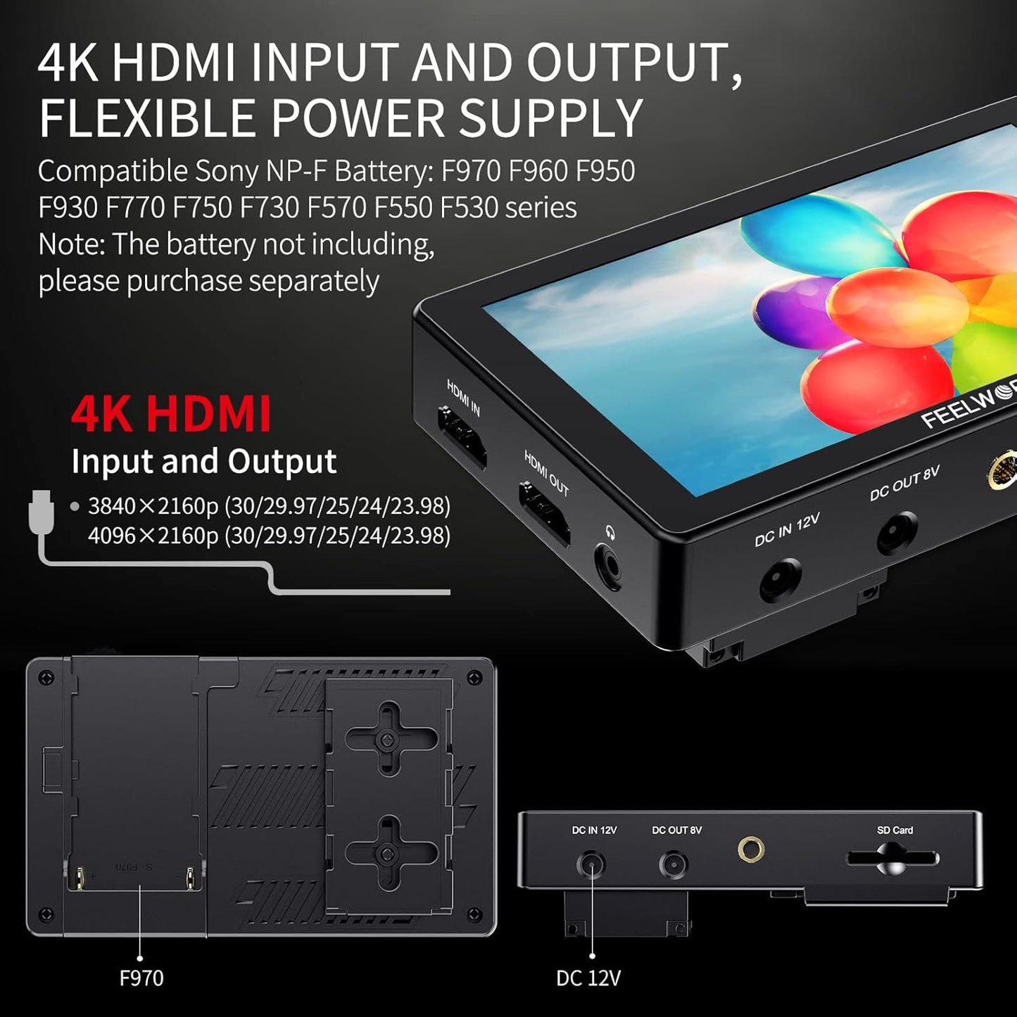 FEELWORLD SA-FW759 5.5" 3000nit Touchscreen Monitor