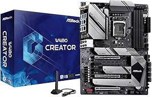 ASRock W480 CREATOR LGA1200 Intel ATX Motherboard — main product image