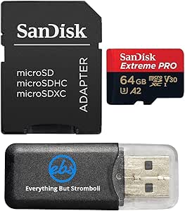 SanDisk SDSQXCY-064G-GN6MA 64GB Extreme Pro MicroSD - GoPro Ready