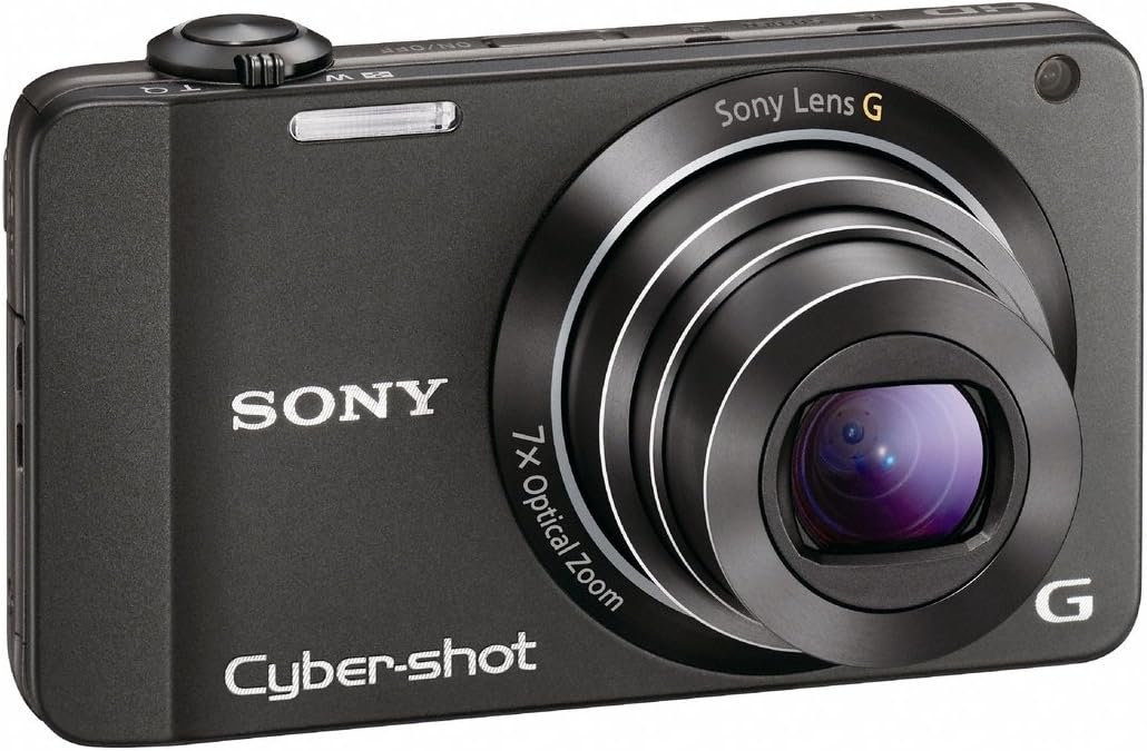 Sony DSCWX10/B Cyber-Shot 16.2MP Digital Camera with 7x Zoom