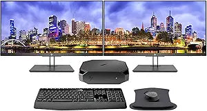 HP Z2 Mini G4 Xeon Workstation Bundle with Dual Monitors