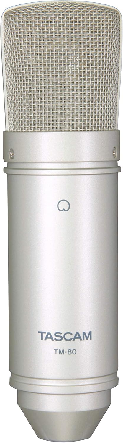 Tascam TM-80 Studio Condenser Microphone Silver